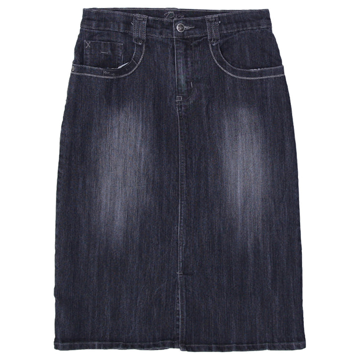 Y2K Ladies Point Zero Jeanswear Denim Midi Skirt - Fashion Rerun Vintage Migration_Skirt