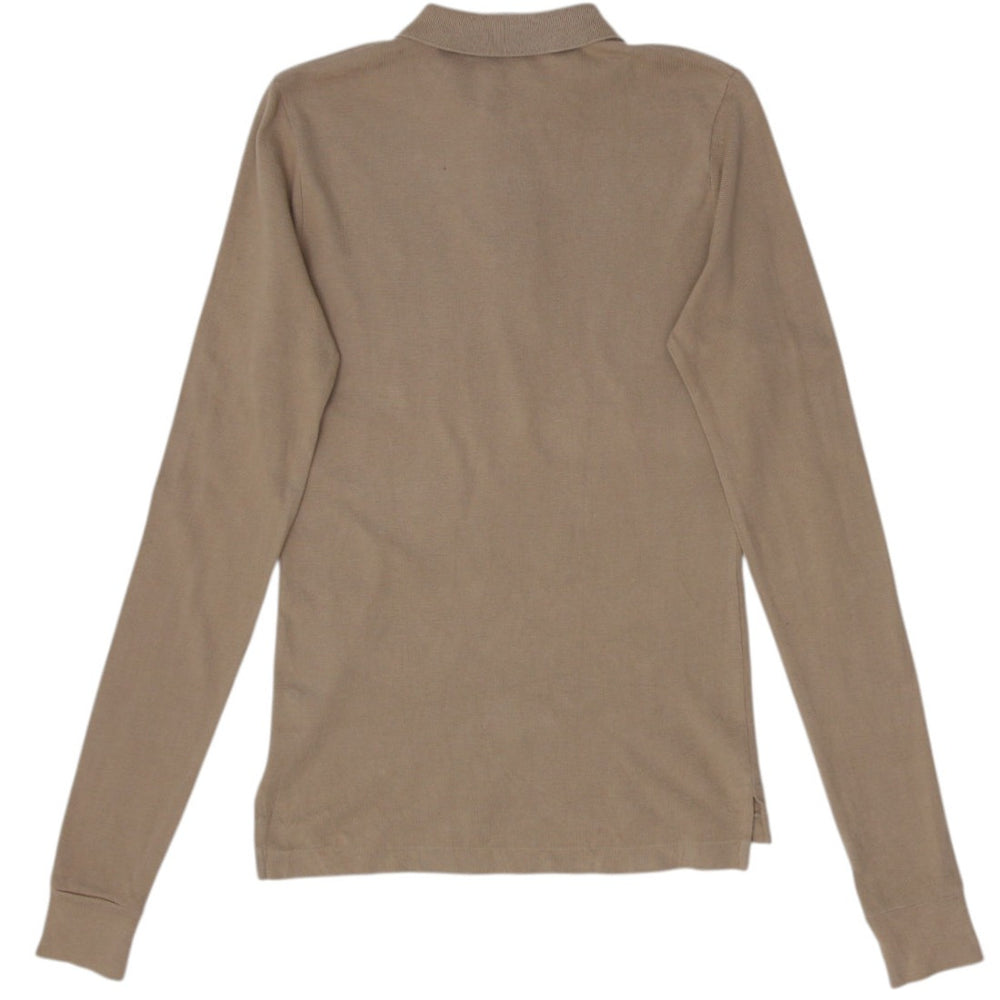 Polo Ralph Lauren Skinny Long Sleeve Cotton Shirt Size M | Migration_T-Shirts - Side View | Fashion Rerun