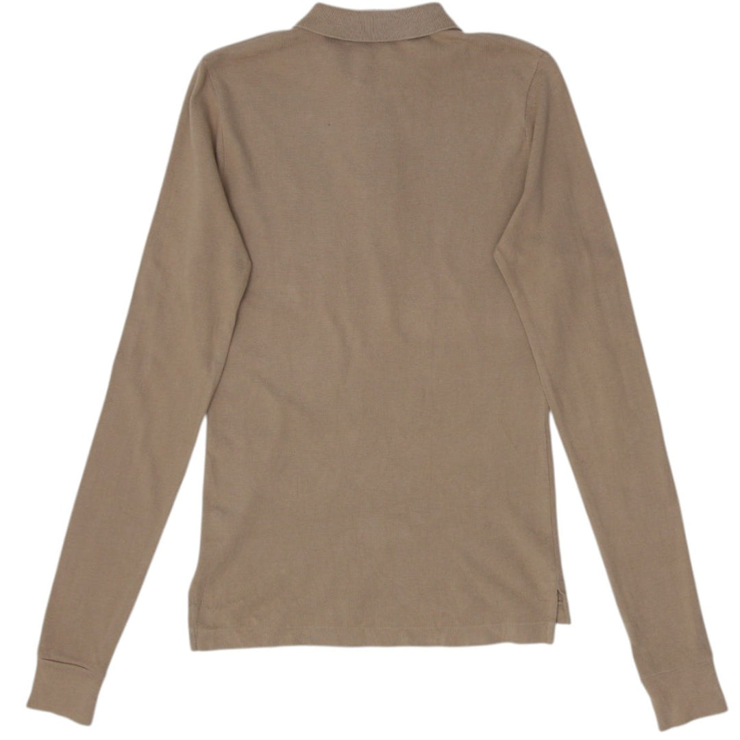 Polo Ralph Lauren Skinny Long Sleeve Cotton Shirt Size M | Migration_T-Shirts - Side View | Fashion Rerun