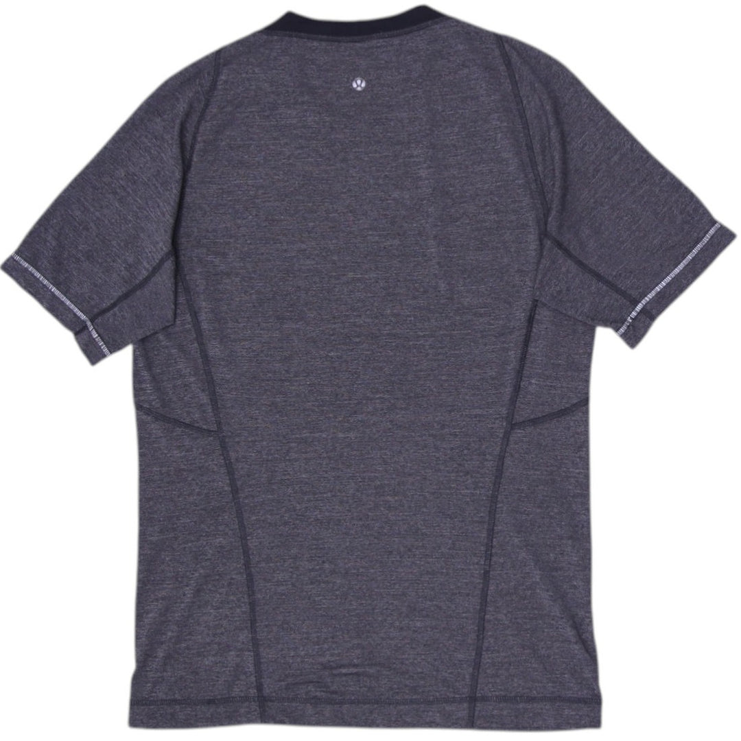 Mens Lululemon Logo Short Sleeve Stretch Sports T-Shirt