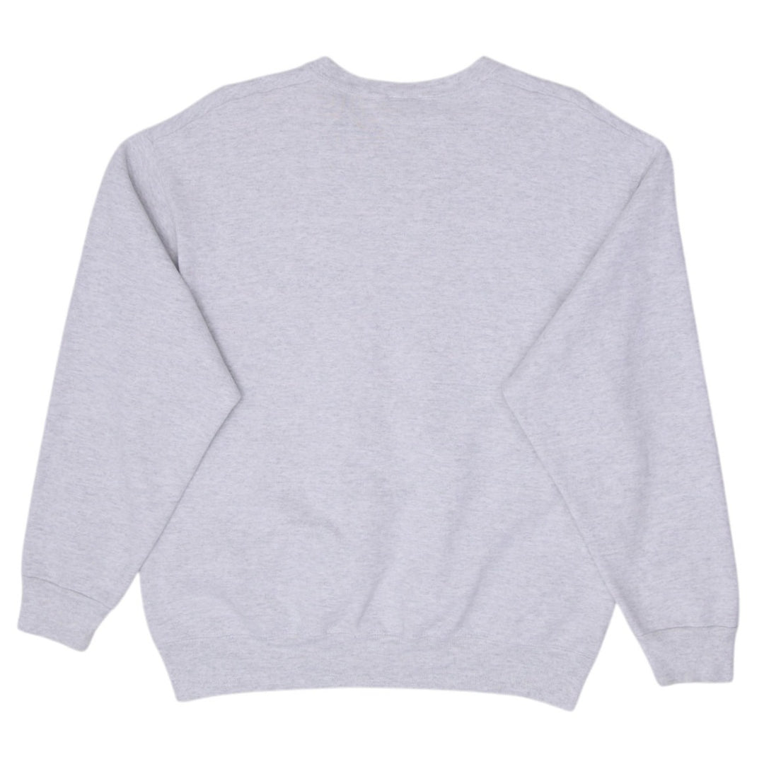 Vintage Mens Acme Sweatshirt Gray Warner Bros Graphic