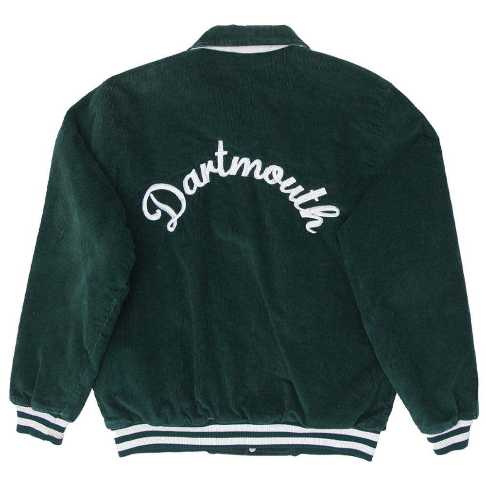 Vintage Birdie by Richard A. Leslie Dartmouth Green Corduroy Varsity Jacket Size M Made In USA - Fashion Rerun Vintage Migration_Jacket