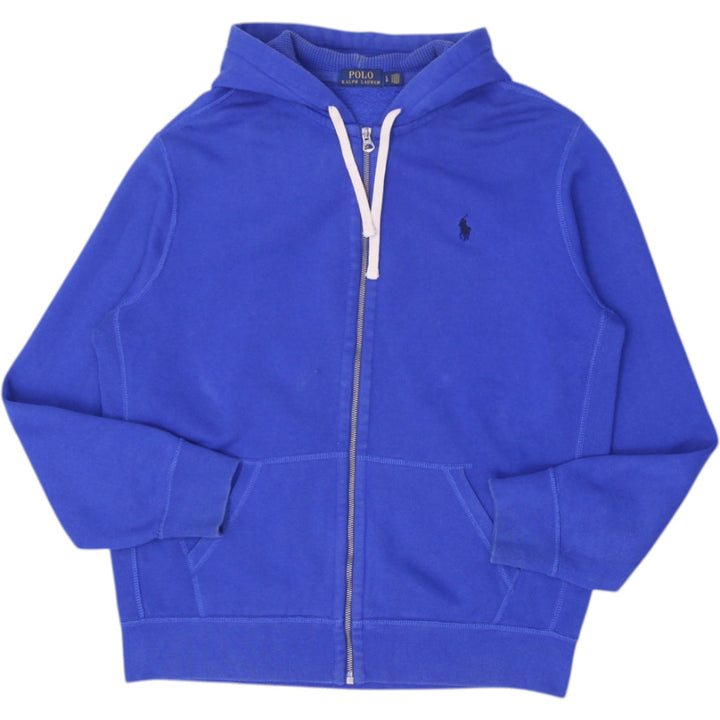 Mens Polo Ralph Lauren Full Zip Hoodie Blue Embroidered Logo | Migration_Hoodies | Fashion Rerun