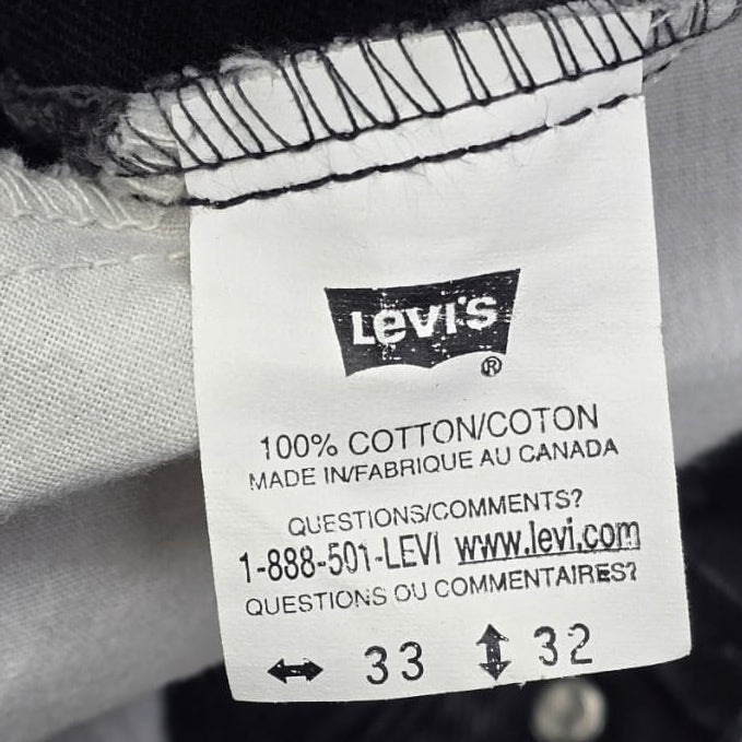 Vintage Levis Orange Tab Black Jeans | Migration_Pants MJ DROP UAENAT20 - Back View | Fashion Rerun
