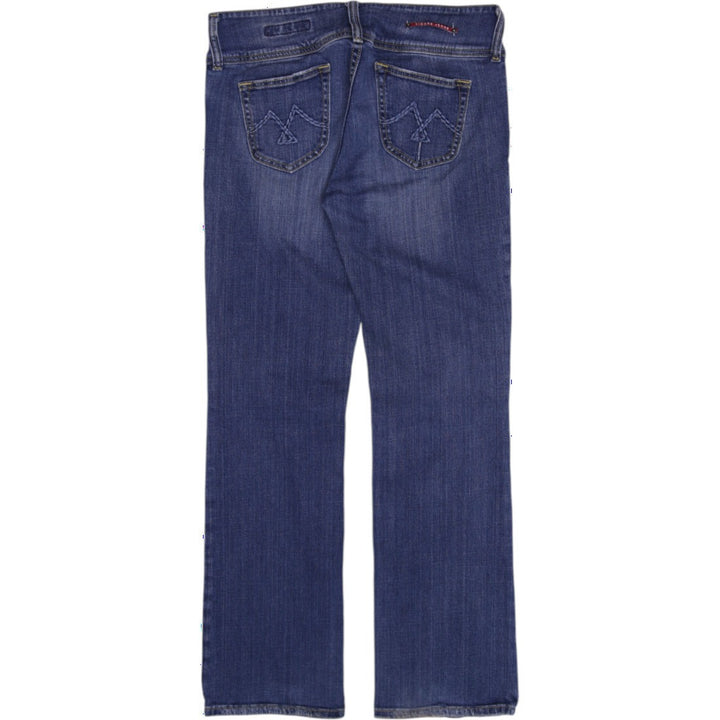 Y2K Ladies Vigoss 11/12 W31 Medium Wash Low Rise Bootcut Jeans