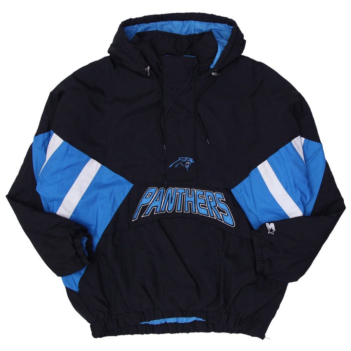 Vintage 90’s Starter North Carolina Panthers Puffer Hooded Jacket