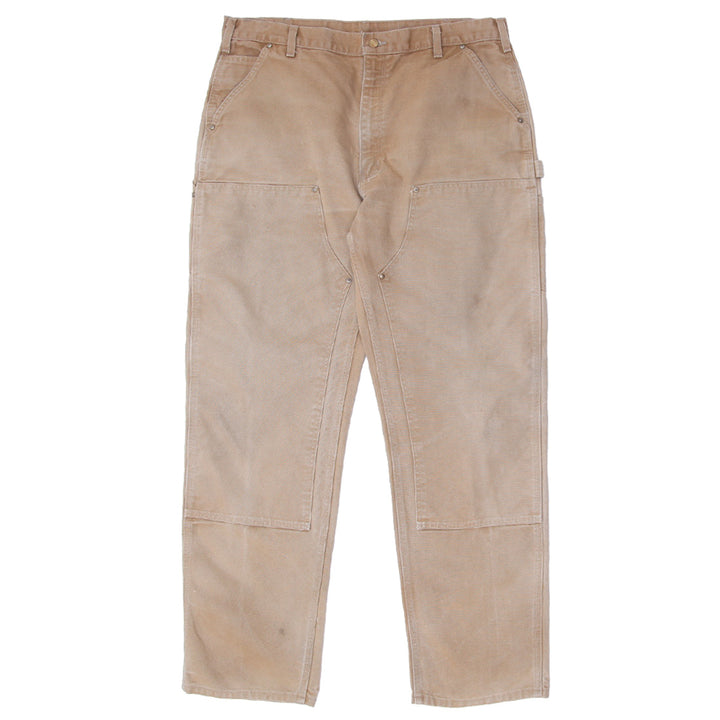 Mens Carhartt B01 BRN Dungaree Fit Double Knee Work Pants