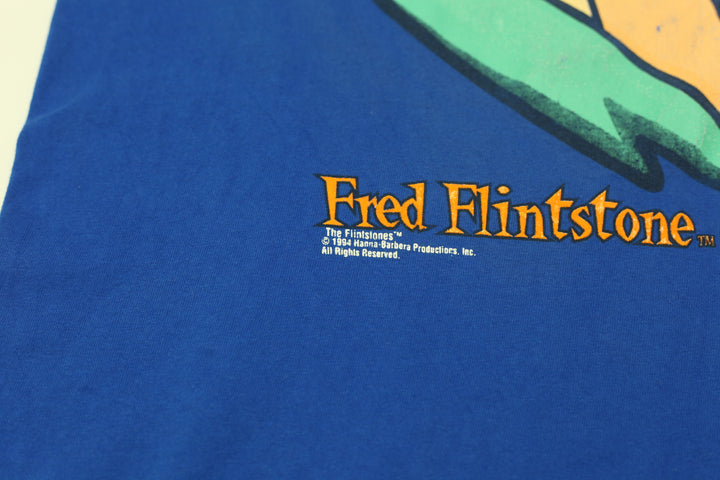 1994 Vintage Fred Flintstone T-Shirt Single Stitch Made in USA Artex XL