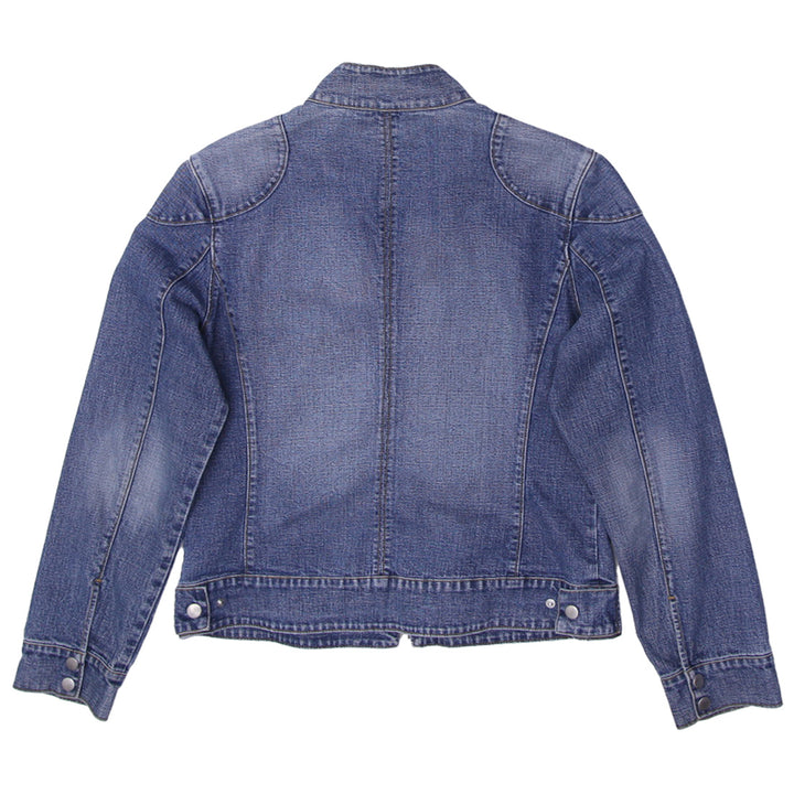 Ladies Mark and Spencer Zipper Denim Jacket