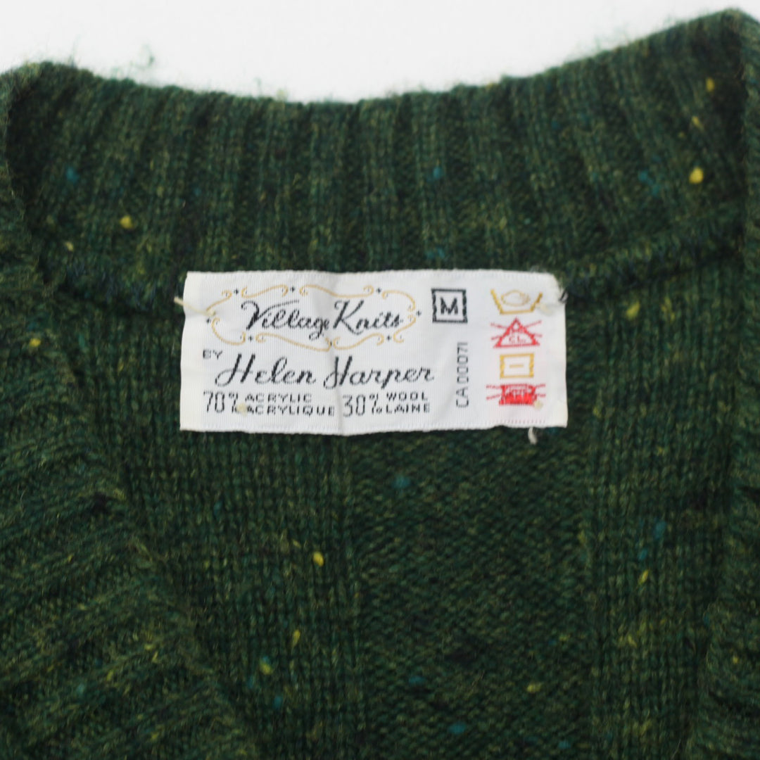 Vintage Village Knits by Helen Harper Knit Sleeveless Sweater Vest Ladies - Fashion Rerun Vintage Migration_Sweaters