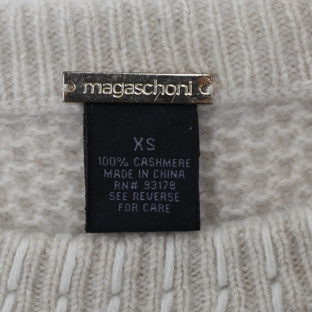 Ladies Magaschoni 100% Cashmere Knitted Sweater