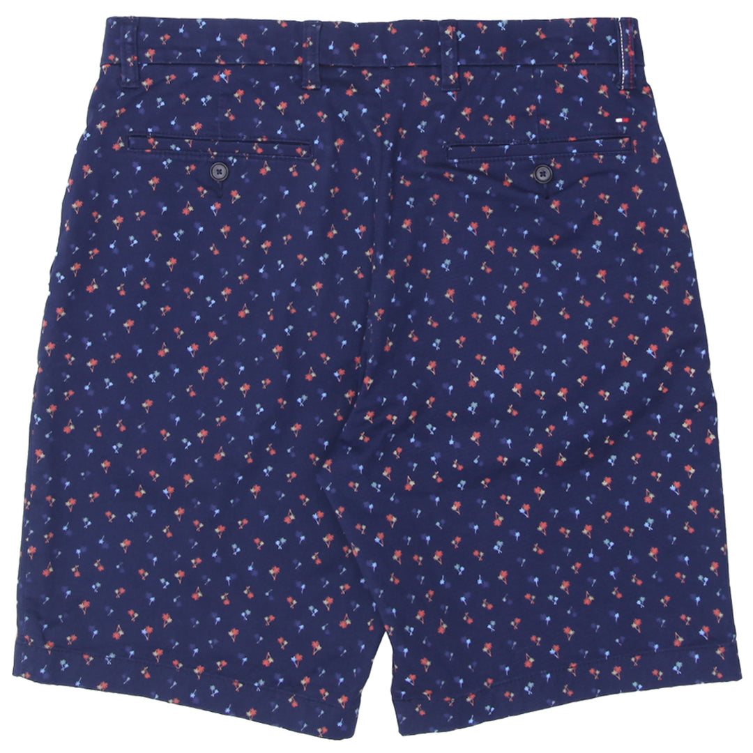 Mens Tommy Hilfiger Navy Printed Shorts - Fashion Rerun Vintage Migration_Shorts