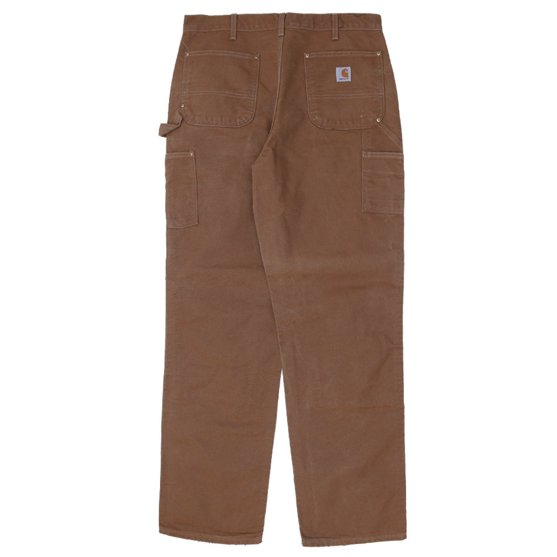 Shop Vintage Carhartt Original Dungaree Fit Double Knee Brown Work