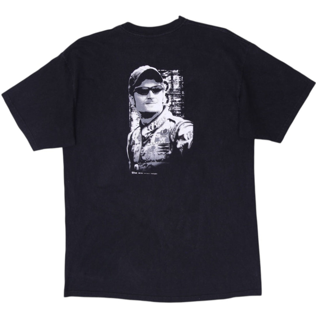 Vintage Chase Authentics Earnhardt NASCAR Black T-Shirt Size XL