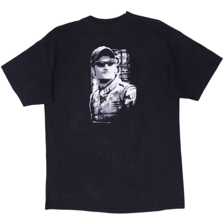 Vintage Chase Authentics Earnhardt NASCAR Black T-Shirt Size XL