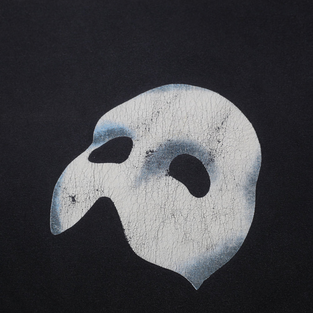 Vintage 90s The Phantom of the Opera Rose Mask Band T-Shirt Made in USA Size L