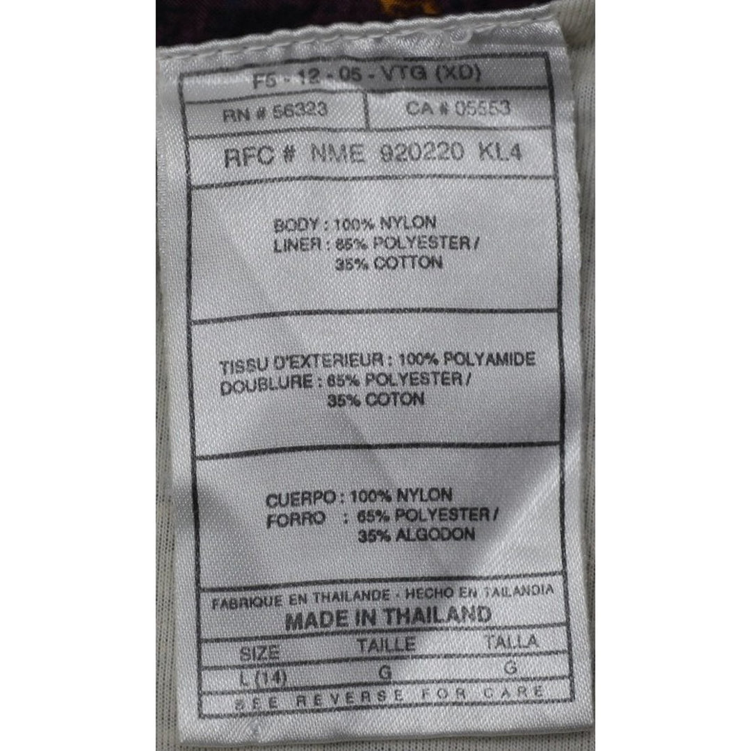 Vintage Nike Windbreaker Jacket Women's Full Zip Printed Sleeve Purple