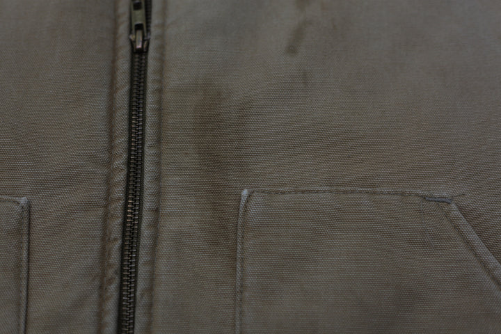 Vintage Carhartt V0186 Brown Quilted Lined Vest