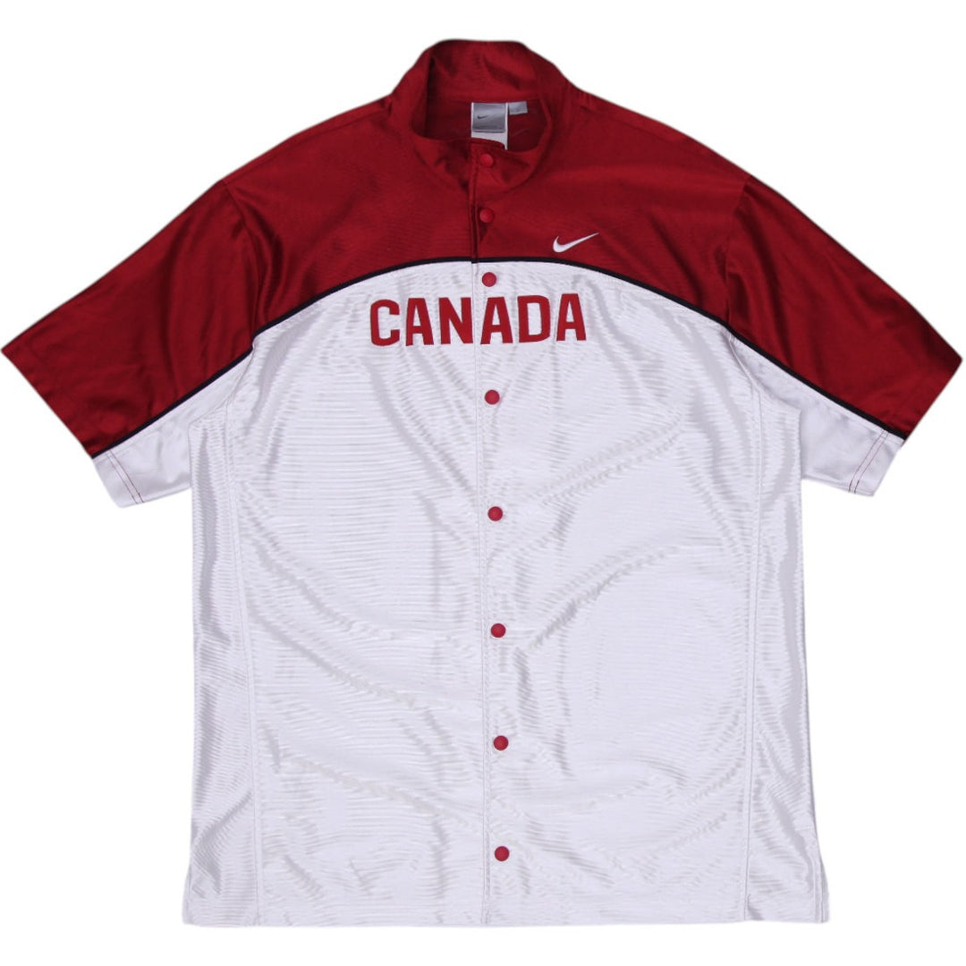 Vintage Nike Canada Baseball Embroidered Jersey Size L Made In USA | Migration_Jerseys | Fashion Rerun