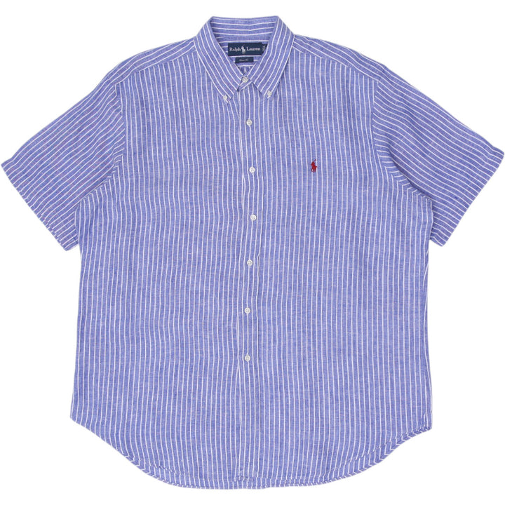Vintage Mens Ralph Lauren Classic Fit Striped Shirt Size XL