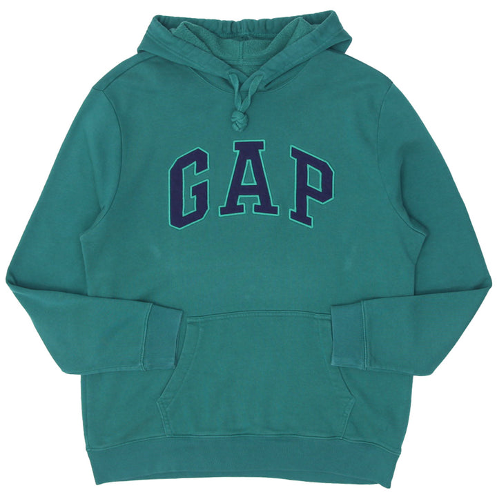 Mens Gap Logo Green Pullover Hoodie