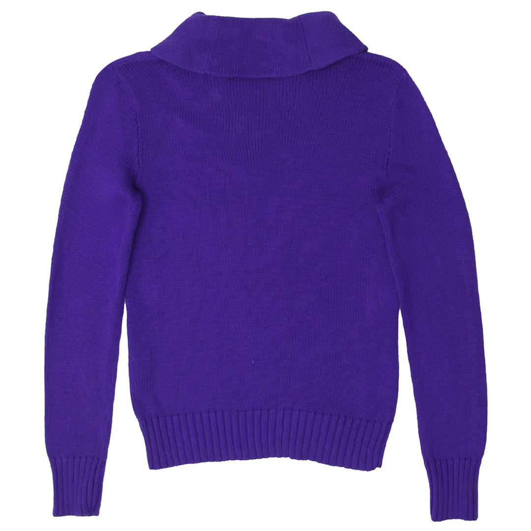 Vintage Ladies Ralph Lauren Sports Cowl Neck Knit Sweater - Fashion Rerun Vintage Migration_Sweaters