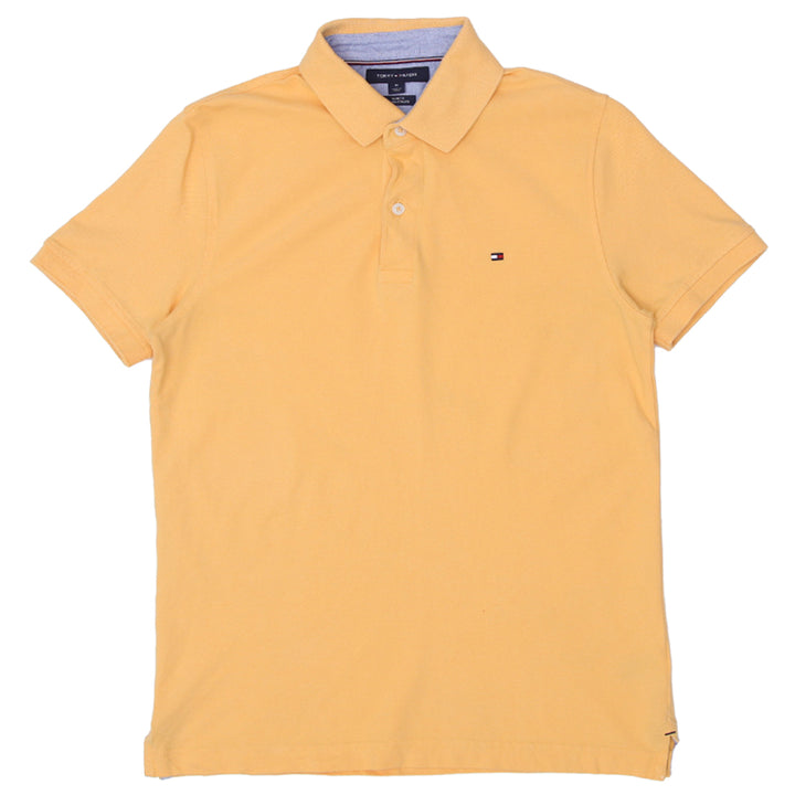 Mens Tommy Hilfiger Slim Fit Polo T-Shirt Yellow - Fashion Rerun Vintage Migration_T-Shirt