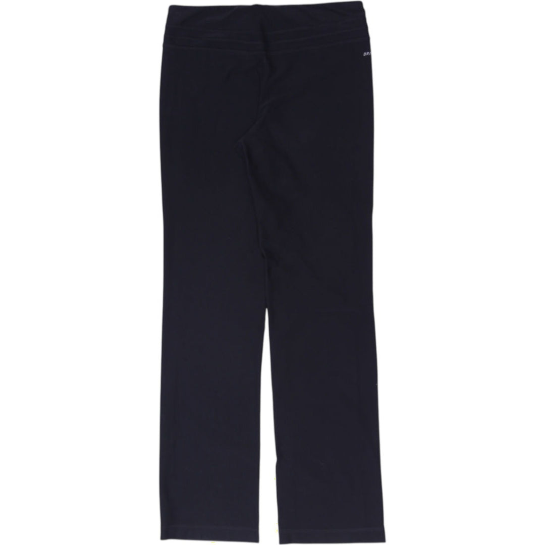Ladies Nike Dri-FIT Straight Leg Active Pants Black Size S
