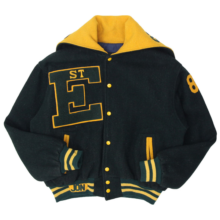 Vintage Fordham #87 St Edward Eagles Green Varsity Jacket | Migration_Jacket UAENAT20 | Fashion Rerun