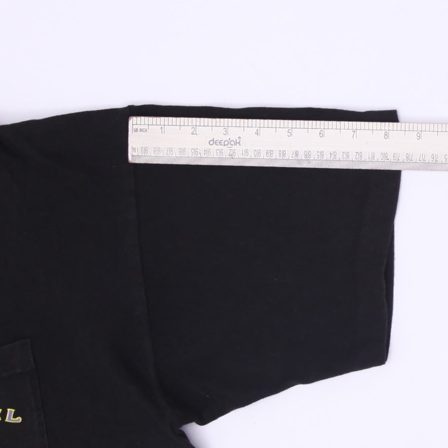 Vintage 90s Camel Cigarettes Joes Place Promo Pocket T-Shirt Black
