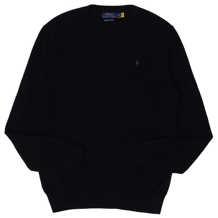 Mens Polo Ralph Lauren Sweater Black Washable Cashmere