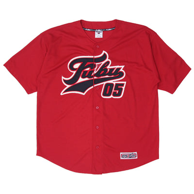 Vintage FUBU Sports 'The Collection' 2005 Jersey XXL Red With Bold Logo - Fashion Rerun Vintage Migration_Jersey