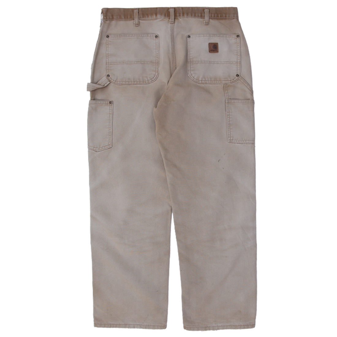 Shop Mens Carhartt B136 BRN Original Dungaree Fit Double Knee