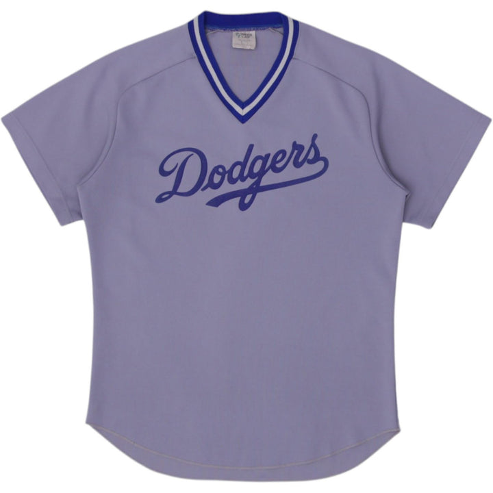 Vintage Mens Dodgers Baseball Jersey Grey V-Neck Sportswear | Migration_Jerseys | Fashion Rerun