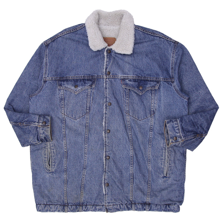 Vintage Levi's #75542-0412 Sherpa-Lined Denim Trucker Jacket XL - Fashion Rerun Vintage Migration_Jacket
