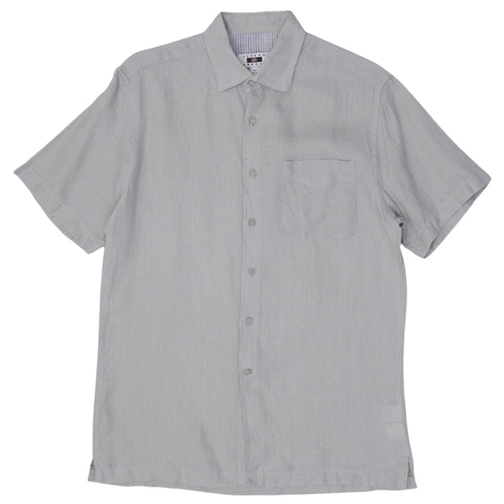 Mens Joseph Abboud 100% Linen Short Sleeve Shirt