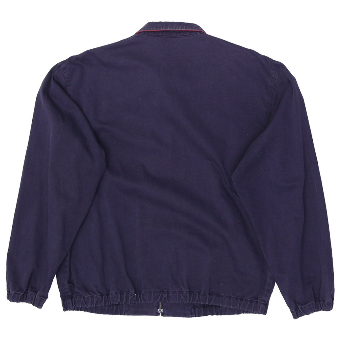 Vintage Mens Polo Ralph Lauren Jacket Navy Full Zip Harrington