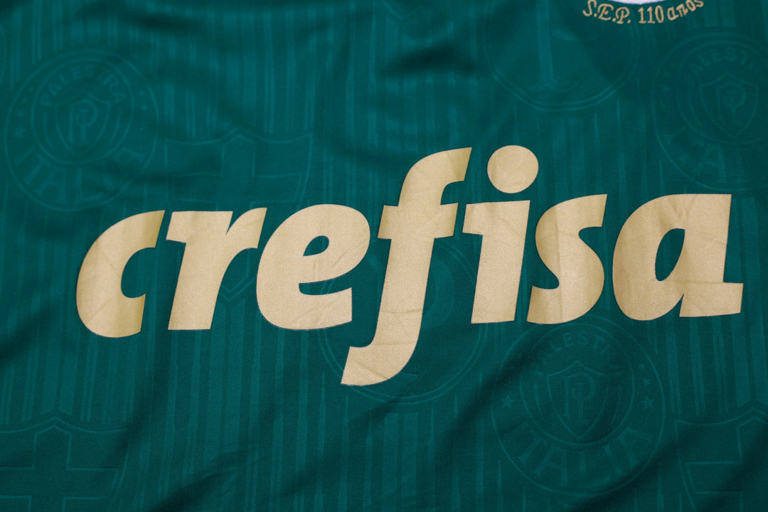Mens Puma 2023–2024 Palmeiras Soccer Jersey Green Team Logo Size XXL