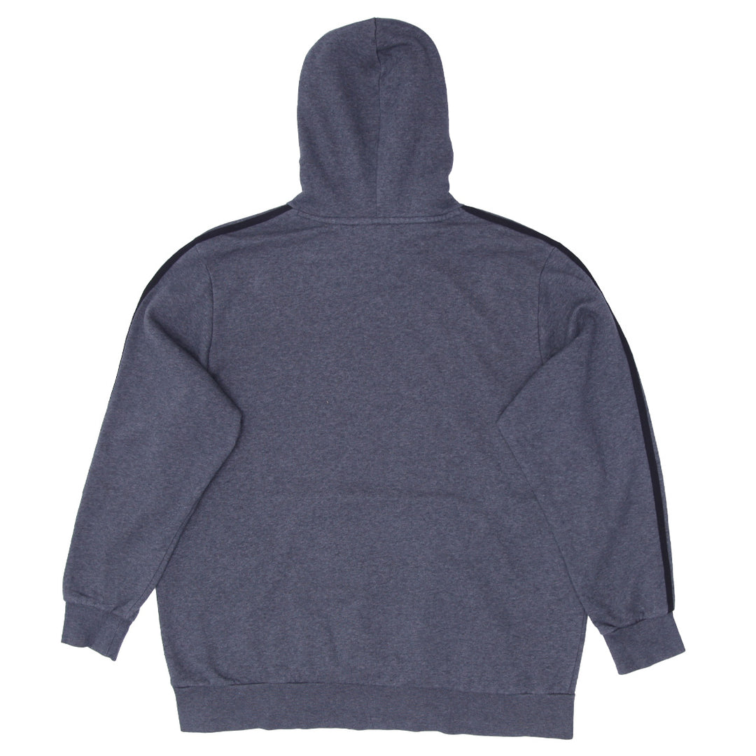 Mens Adidas Black Stripes Gray Hoodie - Fashion Rerun Vintage Migration_Sweaters