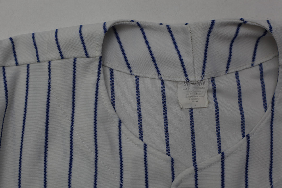 Vintage Stars 21 Striped Baseball Jersey