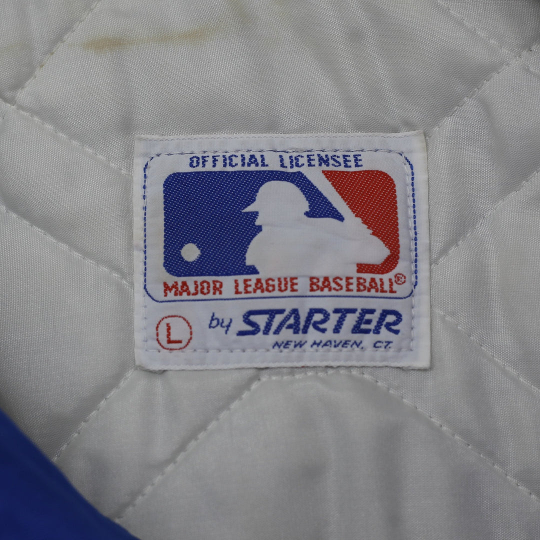 Vintage 1980s MLB Kansas City Royals Starter Satin Bomber Jacket Size L