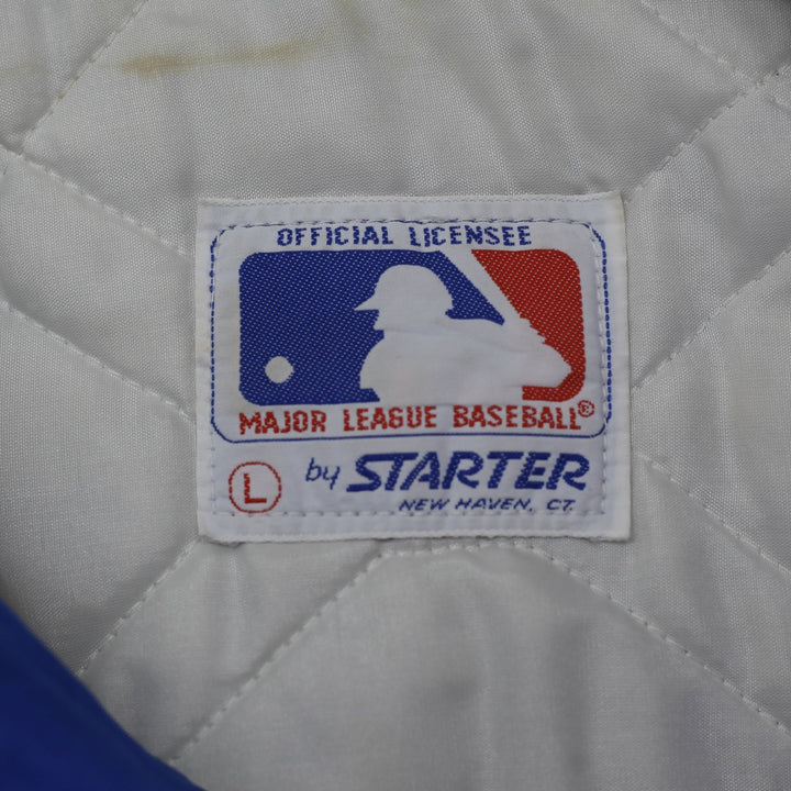 Vintage 1980s MLB Kansas City Royals Starter Satin Bomber Jacket Size L