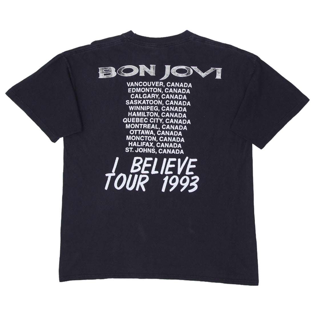 Shop Vintage 1993 Bon Jovi I Believe Tour T-Shirt Single Stitch