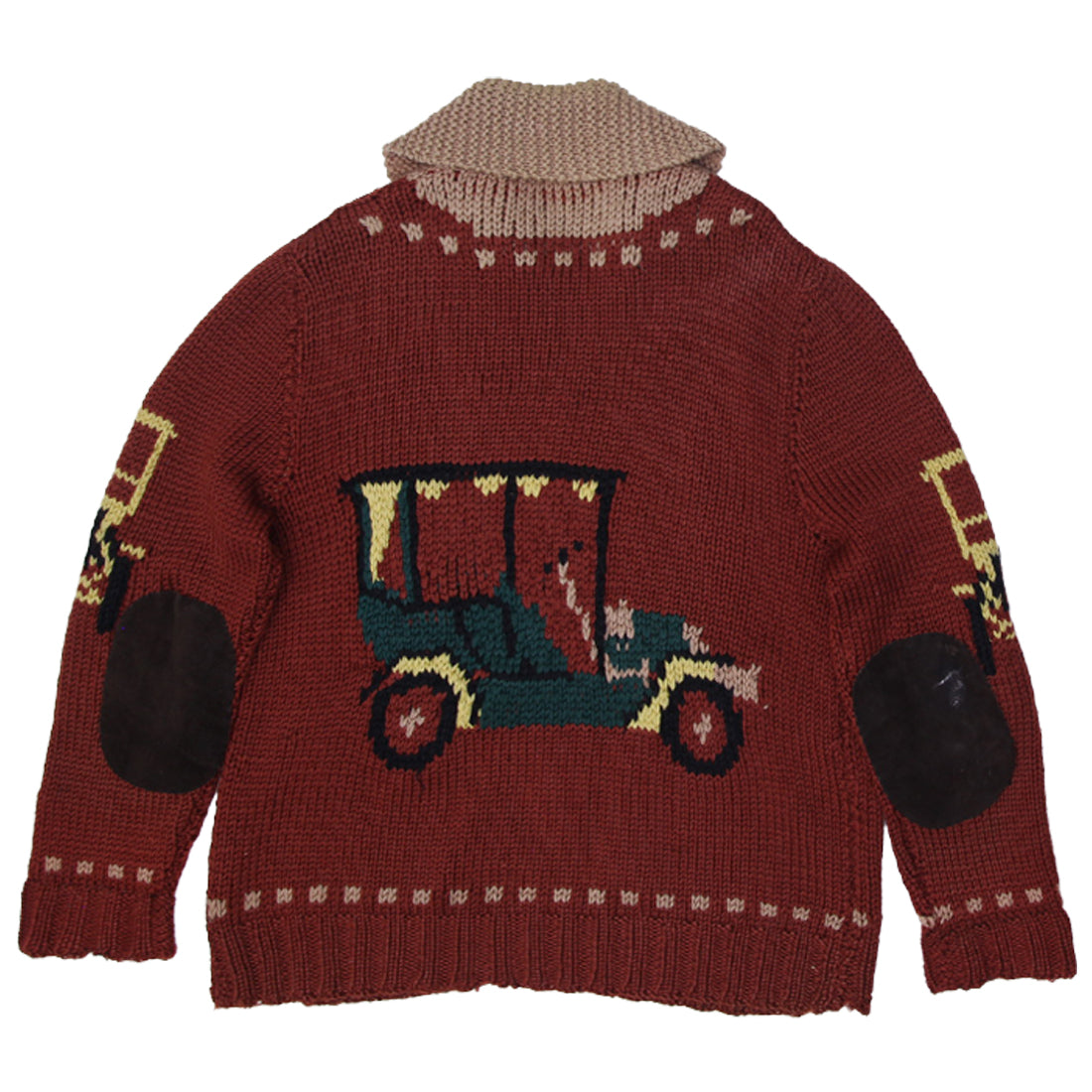 Shop Vintage 60s Cowichan Hand Knit Cat Cardigan Zip Up Novelty
