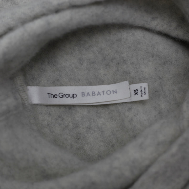 Ladies Babaton Cropped Soft Cashmere Hoodie Size XS
