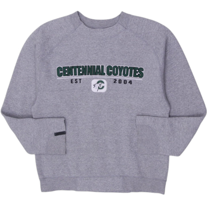 Mens Russell Athletic Centennial Coyotes Sweatshirt Gray Logo Crewneck