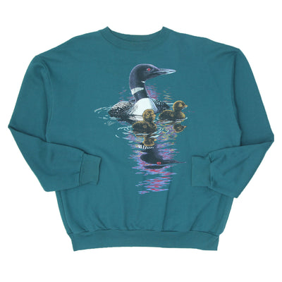 Vintage Harlequin Loons Crewneck Sweatshirt | Migration_Sweaters UAENAT40 | Fashion Rerun