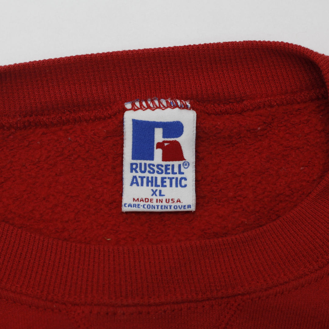 Vintage 90s Russell Athletic State Champs Crewneck Sweatshirt Size XL