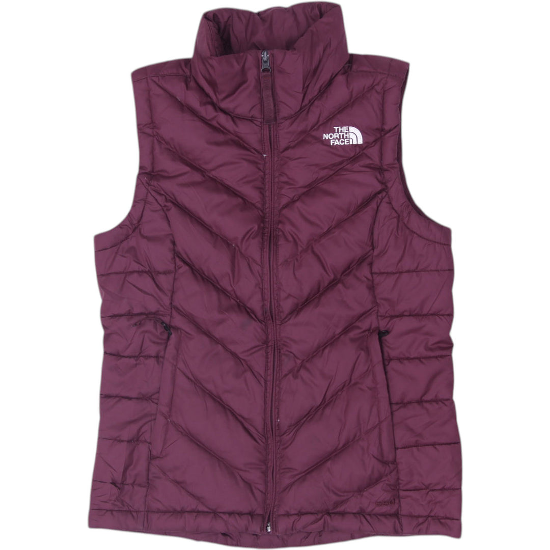 Ladies The North Face 550 Down Vest Chevron Puffer Size XS