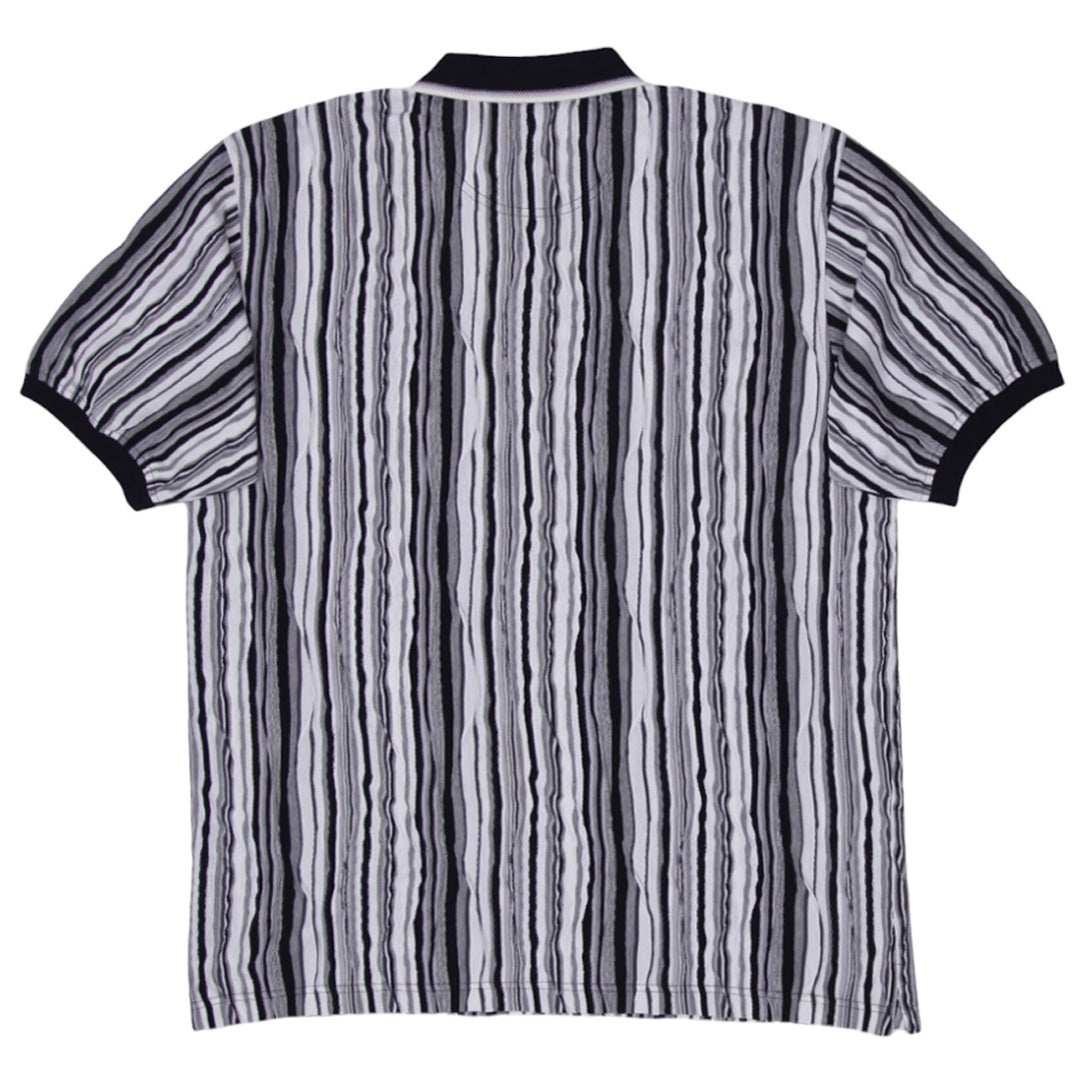 Mens Cotton Traders Sports Striped Polo T-Shirt